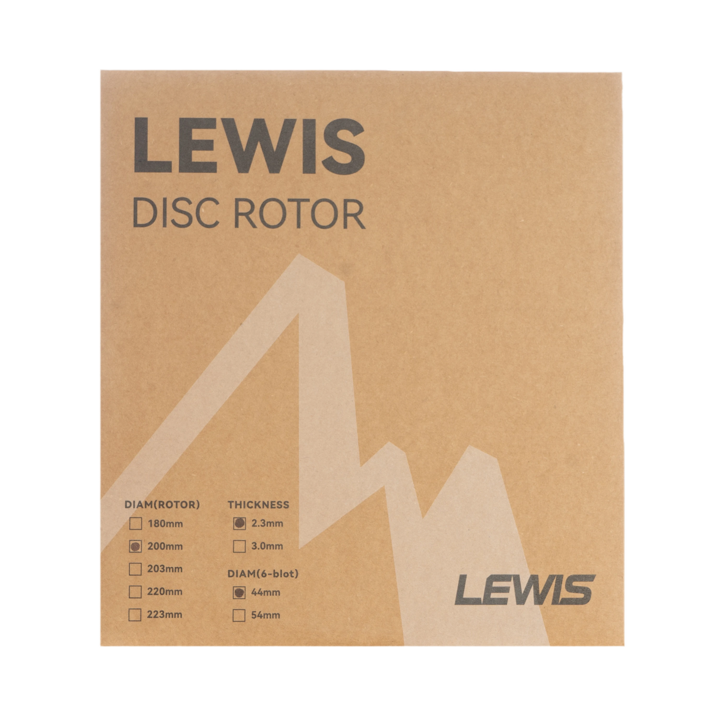 Lewis 200mm 2.3mm Brake Disc Rotor
