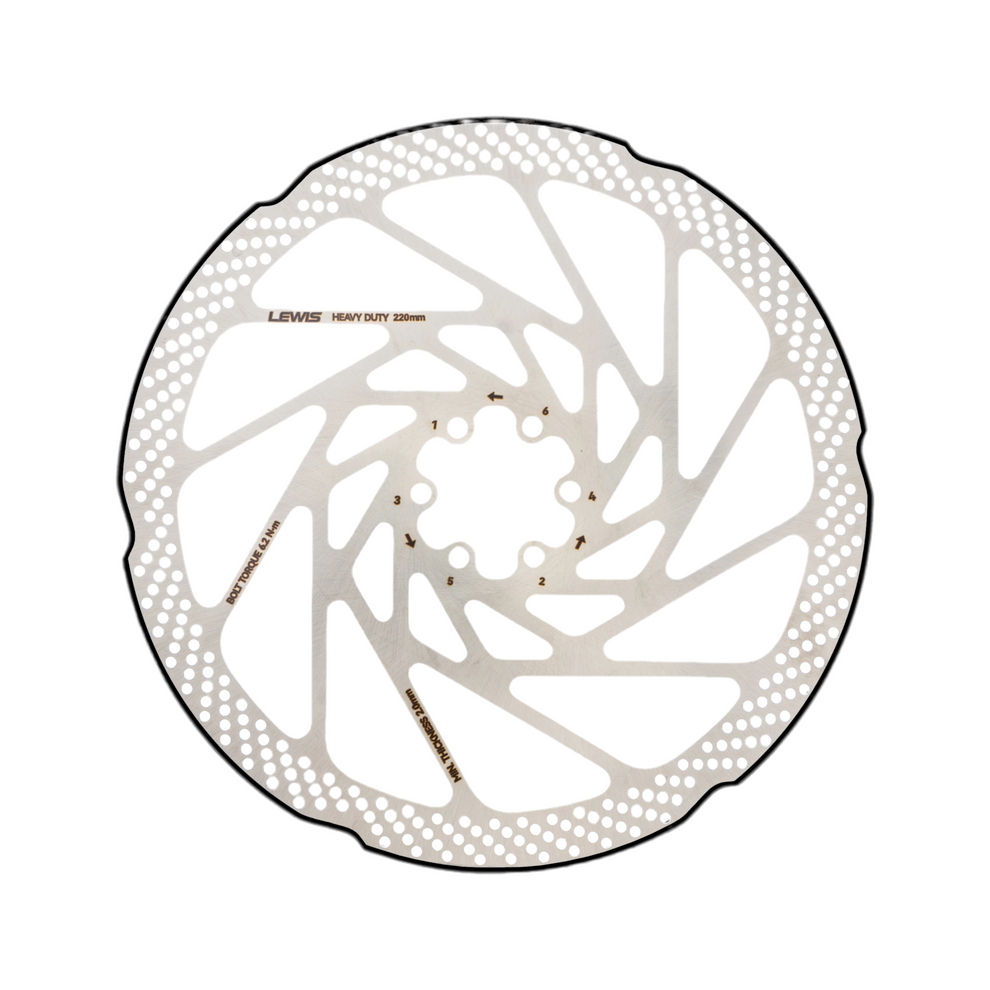 Lewis 220mm 2.3mm Brake Disc Rotor – Lewis Bike Australia